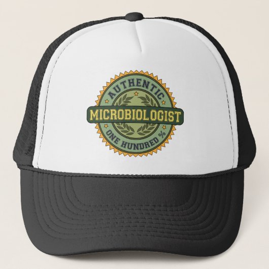 Authentieke microbioloog trucker pet (Voorkant)