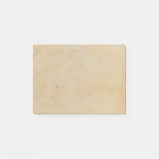 authentieke oude krant gedragen na notitie post-it® notes (Voorkant)