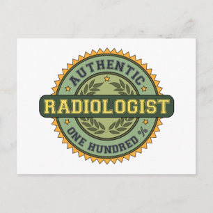 Authentieke radioloog briefkaart