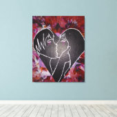 Authentieke Romance Canvas Afdruk (Insitu (Houten vloer))