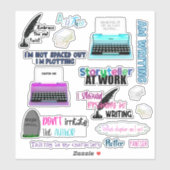 Authentieke stickers 8x8 (Vel)