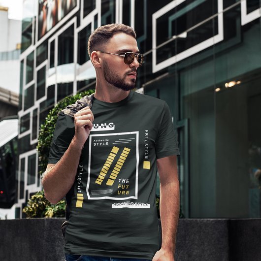 Authentieke stijl t-shirt