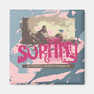 Authentieke Surfen Tshirts en geschenken Magneet