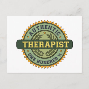 Authentieke Therapist Briefkaart