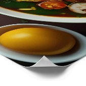 Authentieke Tom Yum Goong Thaise soep Poster (Hoek)