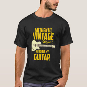 Authentieke vintage gitaar Martin T-shirt
