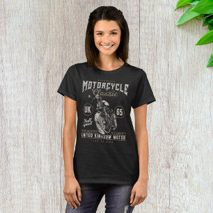 Authentiële motorfietsklassiek t-shirt