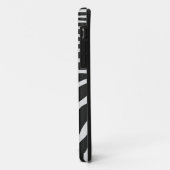 Authentiële Zebra huidafdruk - zwarte witte streep Case-Mate iPhone Case (Achterkant/links)