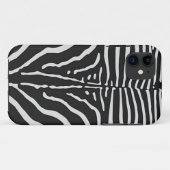 Authentiële Zebra huidafdruk - zwarte witte streep Case-Mate iPhone Case (Achterkant (horizontaal))