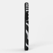 Authentiële Zebra huidafdruk - zwarte witte streep Case-Mate iPhone Case (Achterkant/rechts)