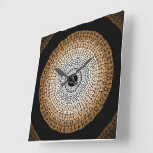 Authentique horloge murale des "terres ancestrales (Angle)