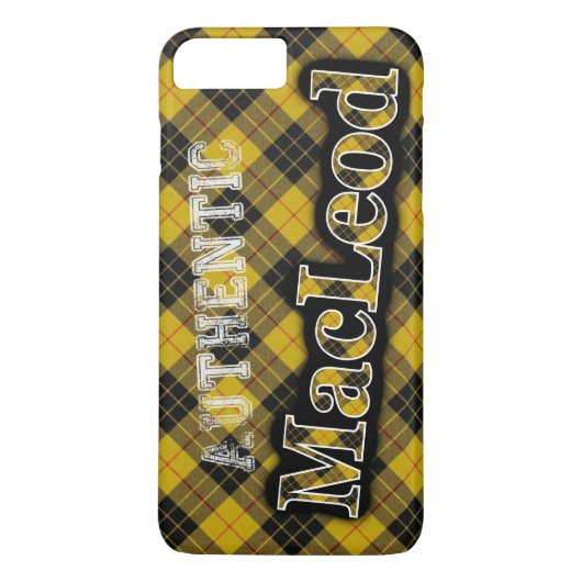 Authentique MacLeod Scottish Tartan Design Coque (Dos)