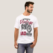 Authentique T-shirt Vintage Papa - Classique (Devant entier)