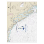 Authentische Nautical Chart Alaska Coast Tafelkleed (Voorkant)