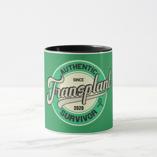 Authentische Transplant Survivor Custom Coffee Mok (Midden)