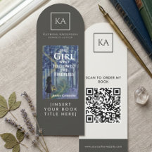 Author QR Code Minimal Taupe Book Promo