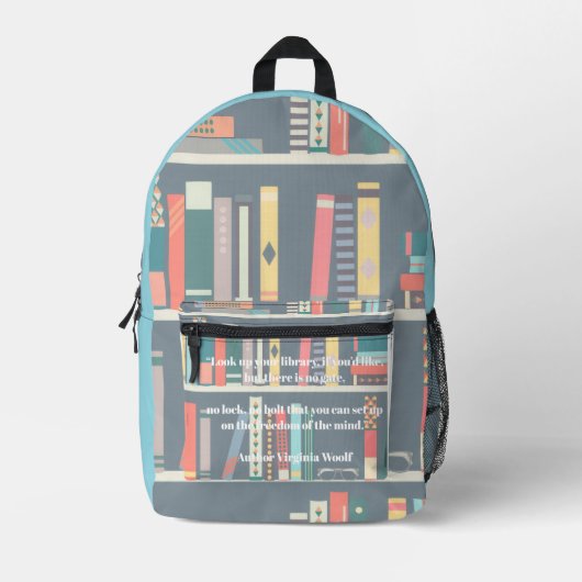 Author Quote Backpack by Sommer Hamilton Bedrukte Rugzak (Voorkant)
