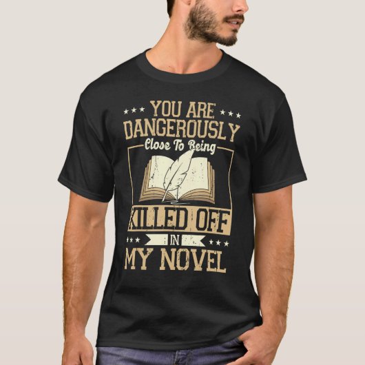Author Writer Novelis  Writer Author T-shirt (Voorkant)
