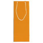 Authumn leaves orange wijn cadeautas (Achterkant)