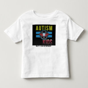 "Autism A Kinderen" Toddler T-Shirt, Superpower* Kinder Shirts