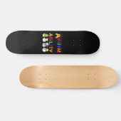 Autism Ability Snowmans Autism Awareness Skateboard (Horizontaal)