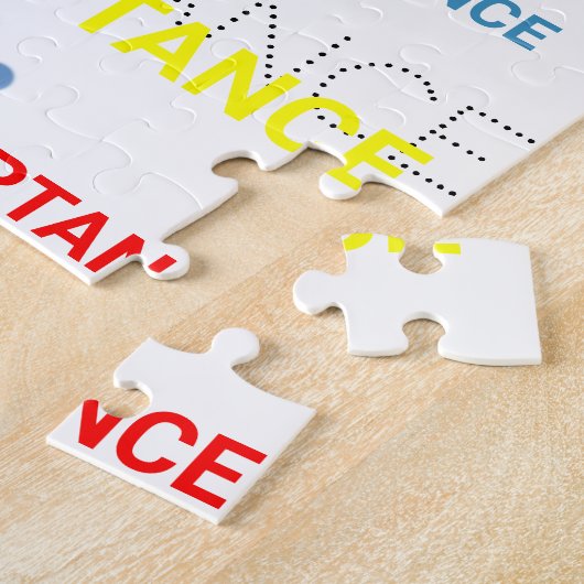 Autism Acceptance ribbon dots Puzzle (Côté)