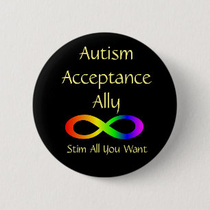 Autism Acceptation Ally Button