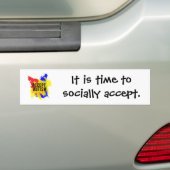 Autism Acceptation Bumpersticker (Op auto)