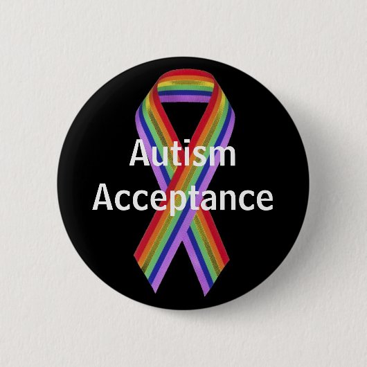 Autism Acceptation Button (Voorkant)