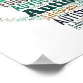 Autism Advocate Educate Poster GoTeamKate (Coin)