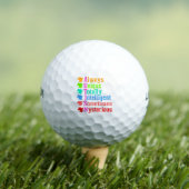 AUTISM Altijd uniek en intelligent Golfballen (Insitu Shirt)