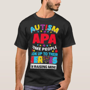 Autism Apa Mensen kijken op hun helden in de rijst T-shirt
