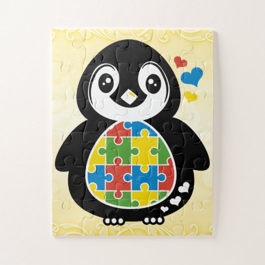 Autism AW Puzzle avec boîte cadeau, 30 pièce surdi (Vertical)