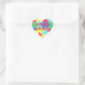 Autism Aware Heart Puzzle Sticker (Tas)