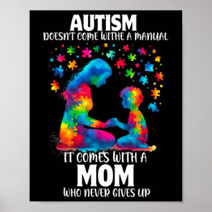 Autism Awareness 2025 heeft geen handleiding Poster
