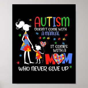 Autism Awareness 2025 heeft geen handleiding Poster