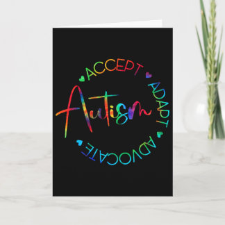 Autism Awareness Accept Adapt Advocate Autism Mom  Kaart