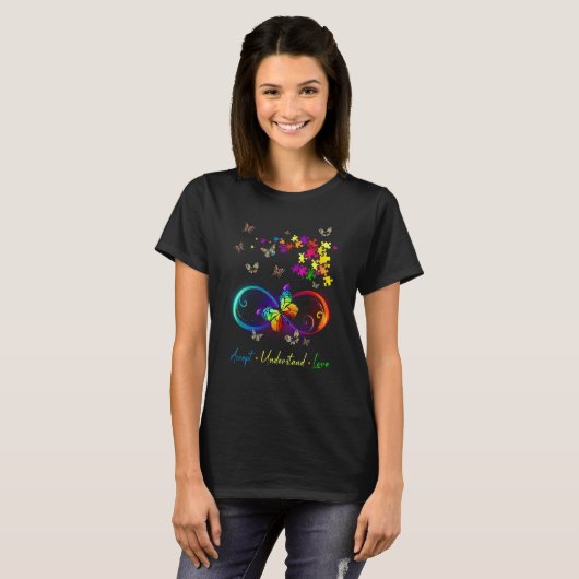 Autism Awareness Accept Understand Love Autism 1 T-shirt (Voorkant volledig)