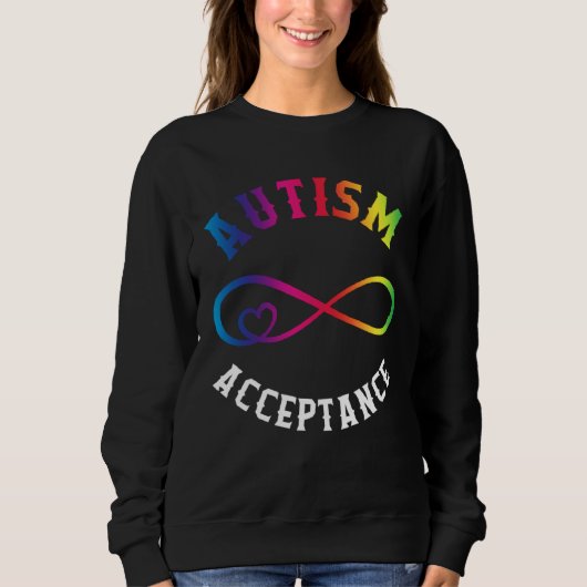 Autism Awareness Acceptance Red Instead Puzzle mom Trui (Voorkant)