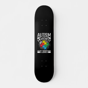 Autism Awareness Accepteren Begrip van Love Skateboard
