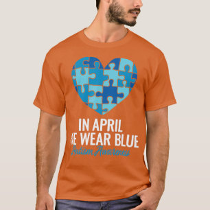 Autism Awareness April we Draag Blue Autism Awaren T-shirt
