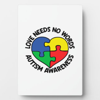Autism Awareness Autistic Caregiver Fotoplaat
