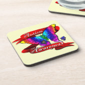 Autism Awareness Banner Drankjes Onderzetter (Linkerzijde)