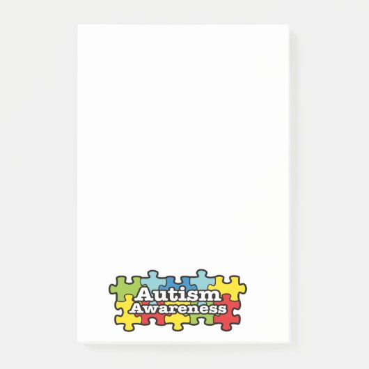 Autism Awareness Banner Post-it® Notes (Voorkant)