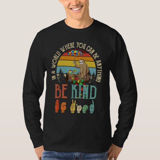 Autism Awareness Be Kind Special Education Teacher T-shirt (Voorkant)