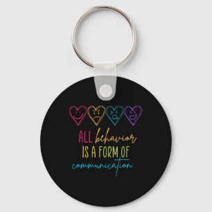 Autism Awareness Behavig is Communication Special Sleutelhanger