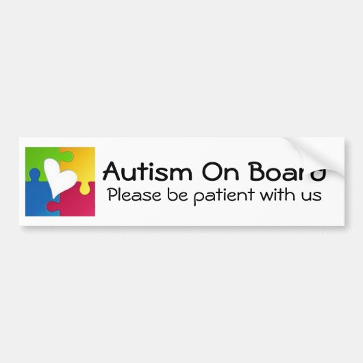 Autism Awareness Bumpersticker (Voorkant)