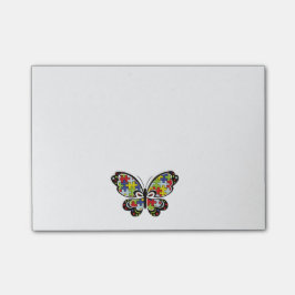 Autism Awareness Butterfly Post-it® Notes
