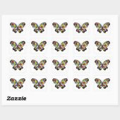 Autism Awareness Butterfly Vierkante Sticker (Vel)