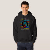 Autism Awareness Cheetah For Teacher Autism Moms D Hoodie (Voorkant volledig)